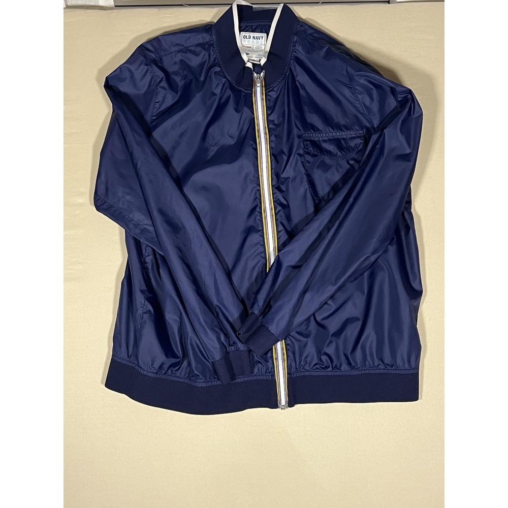 Old Navy Brand Windbreaker Jacket Size XXL Navy Blue